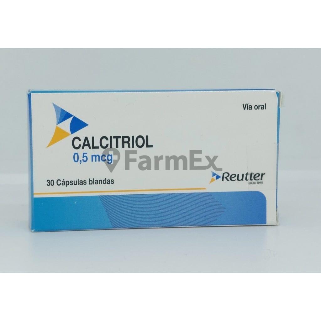 Calcitriol 0,5 mcg x 30 capsulas "Ley Cenabast" REUTTER